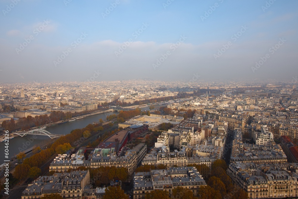 Fototapeta premium View over Paris
