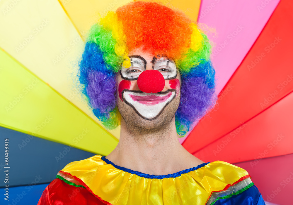 Obraz premium Smiling clown