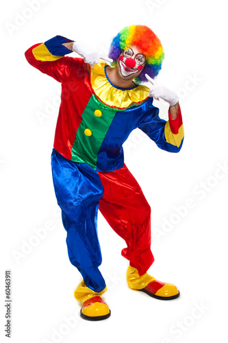 Full length clown