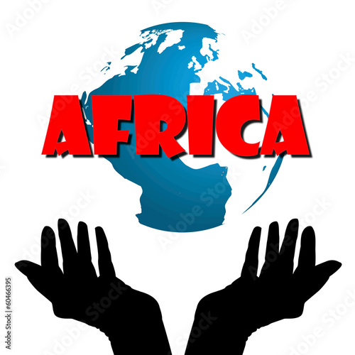 Symbol of African continent and people
