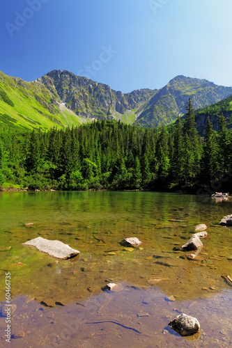 Slovakia mountain lake - Rohacske plesa, West Tatras photo