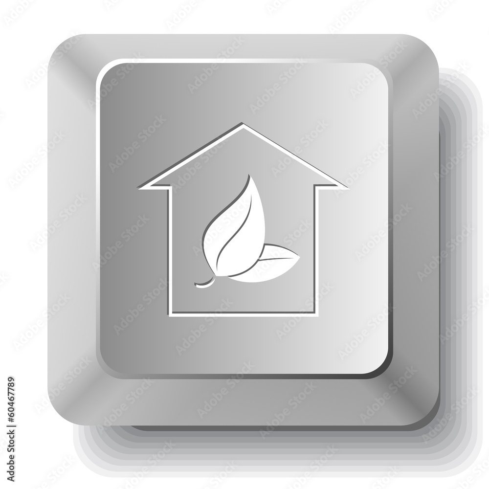Protection of nature. Vector computer key. Protection of nature. Vector computer key.