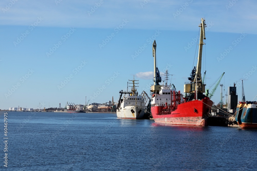 Fototapeta premium Industrial dock