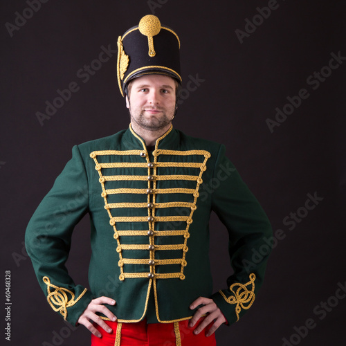 Canvastavla hungarian hussar