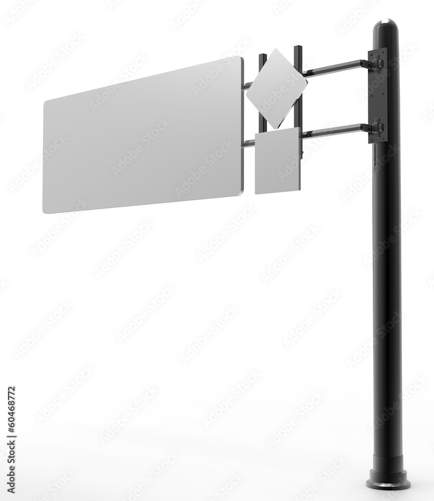 Obraz premium street billboard