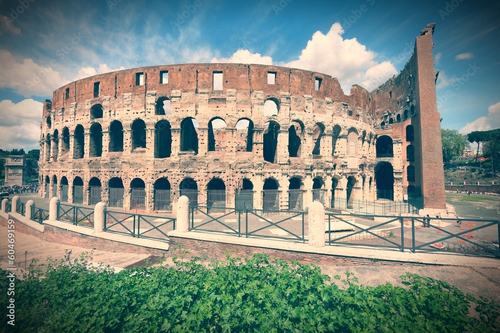 Colosseum, Rome - cross processed color tone