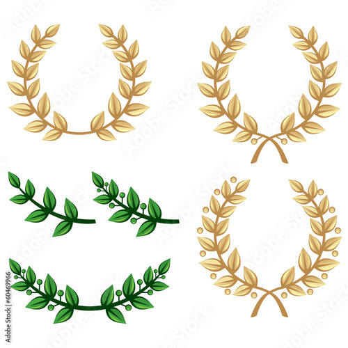 Laurel wreath set