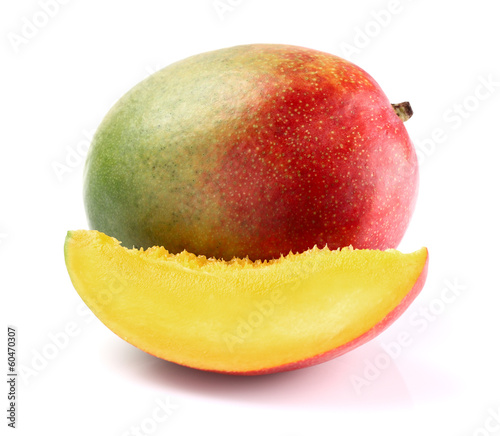 Mango with slice