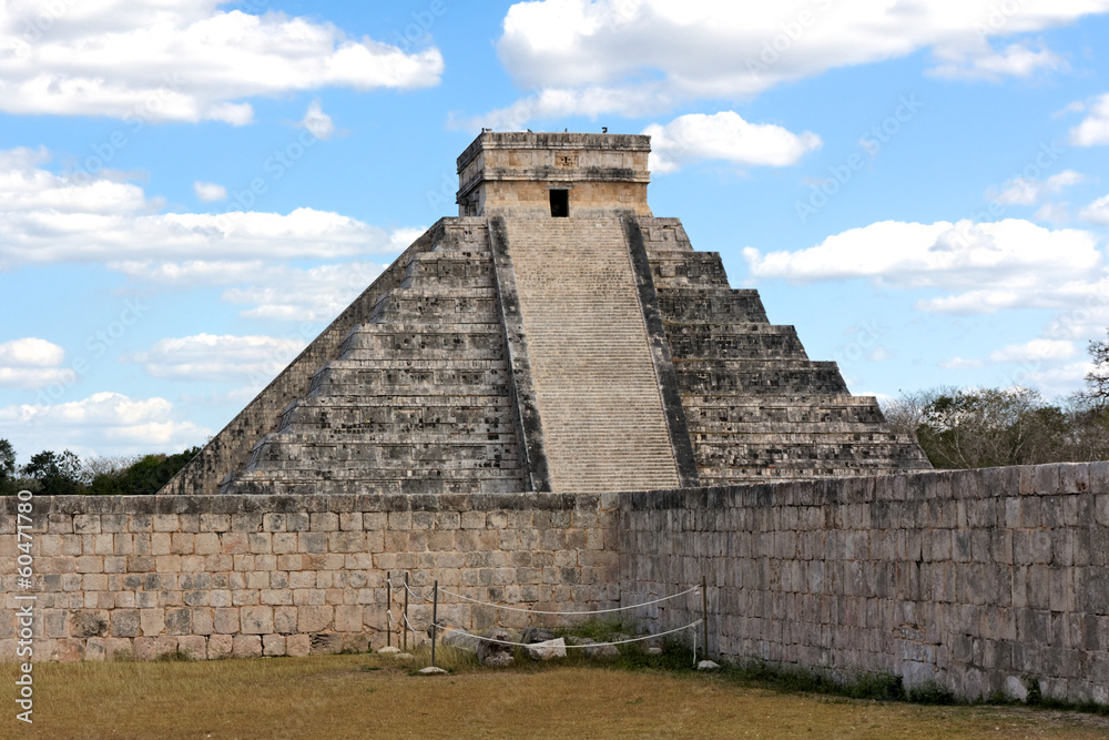 Kukulkan Pyramid at Chichen Itza
