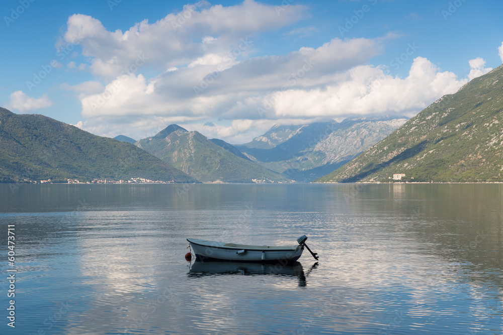 Boat on lake