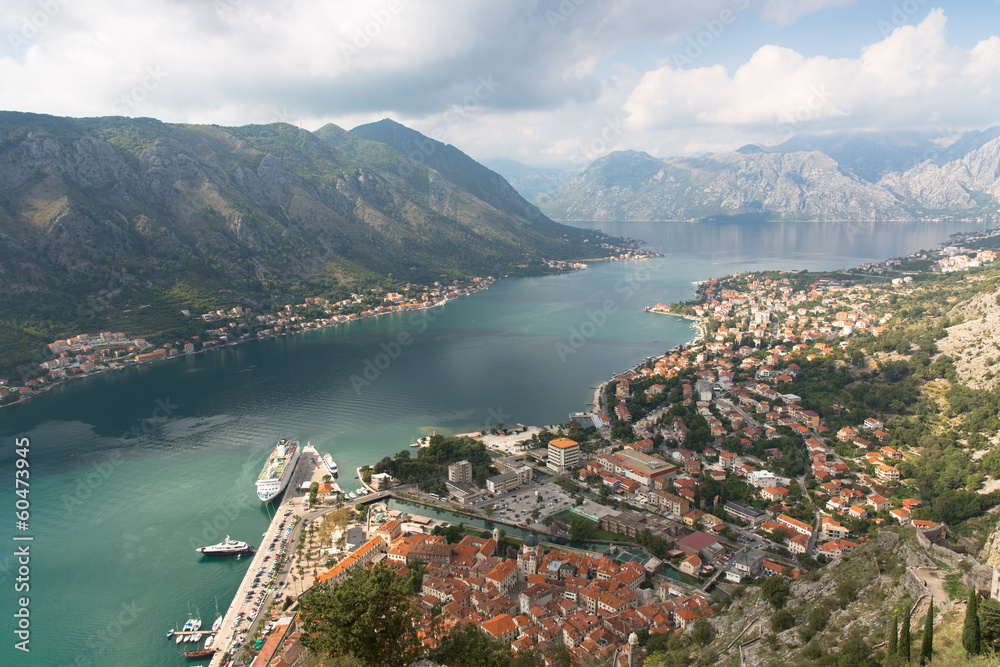 Kotor bay of Montenegro