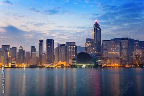 Hong Kong city skyline © Noppasinw