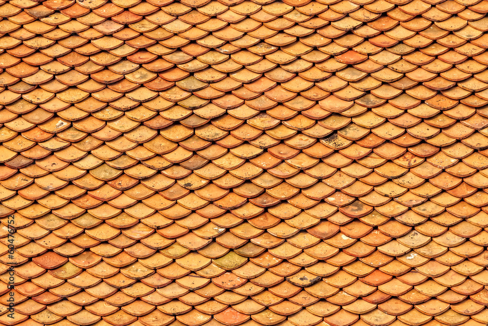 Yellow Old Tile Pattern, Oriental Style, Seamless Background Yellow Old Tile Pattern, Oriental Style, Seamless Background