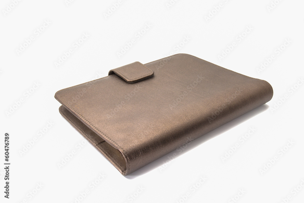 Diary Brown on white background. Diary Brown on white background.
