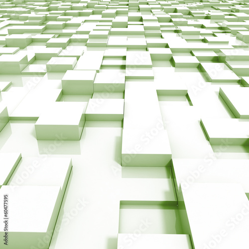3d Abstract background made of 3d cubes