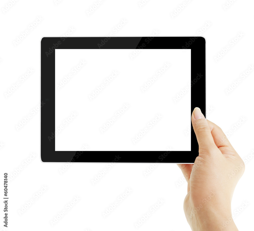 touch- tablet in hands touch- tablet in hands