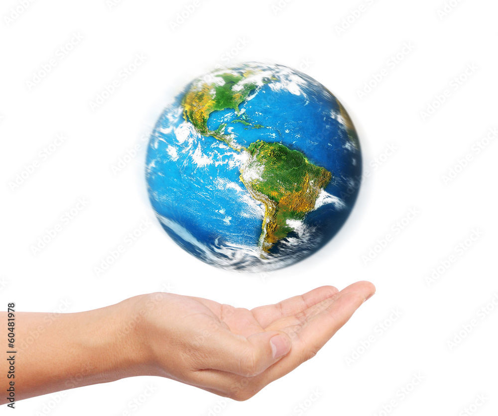 earth social in hand 