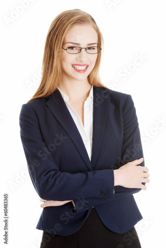 Portrait of beautiful business woman.