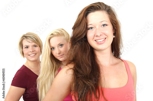 drei junge Frauen