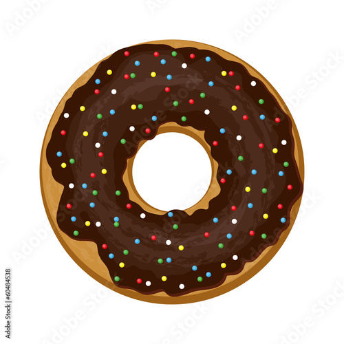 Chocodonut. Vector