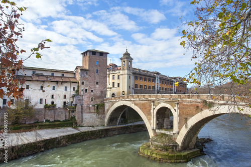 Φωτογραφία Pont de l'Ile tibérine Rome Italie