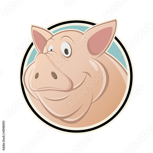 schwein lustig symbol vektor