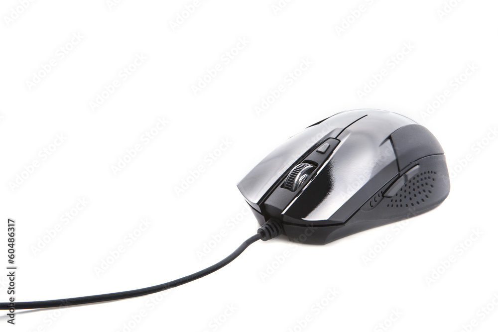 black playing game computer mouse on white backgroundd use for m black playing game computer mouse on white backgroundd use for m