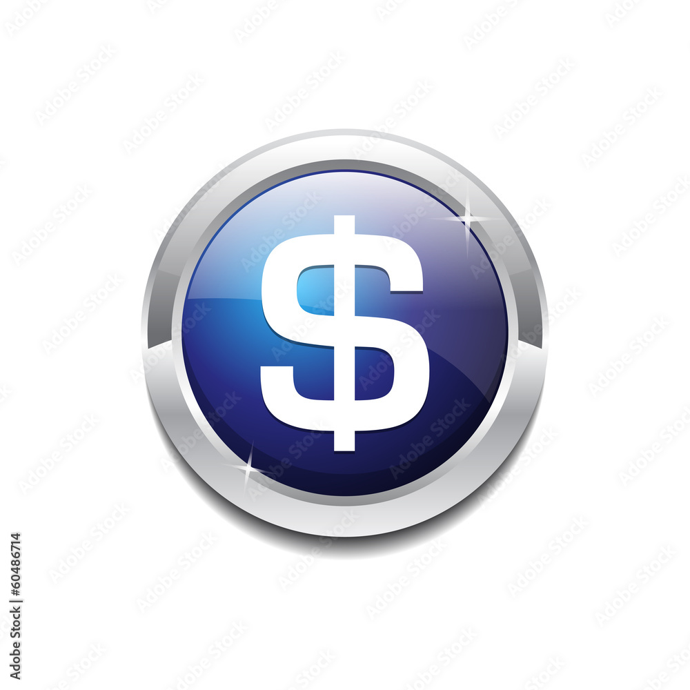 Dollar Circular Rounded Vector Icon Button Dollar Circular Rounded Vector Icon Button