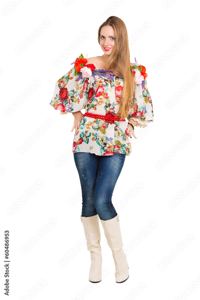 Smiling young woman Smiling young woman