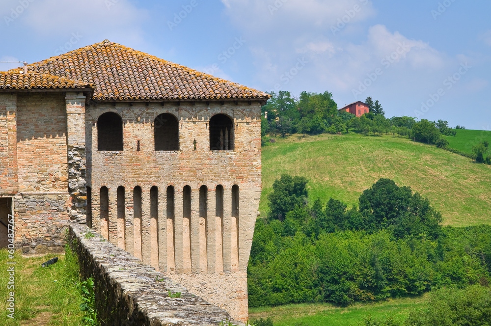 Castle of Torrechiara. Emilia-Romagna. Italy.