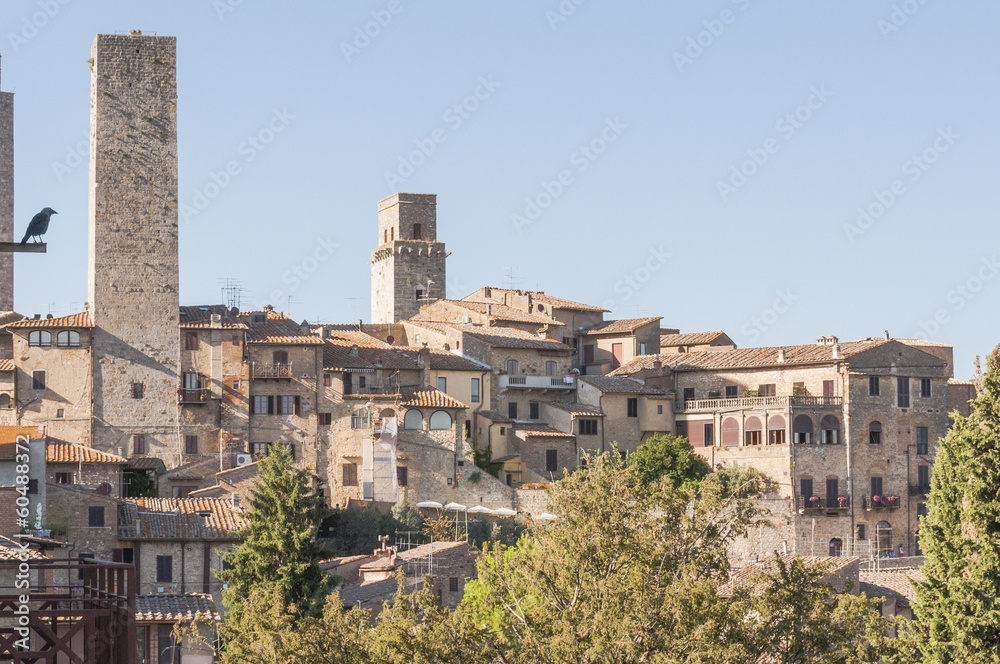 San Gimignano, Altstadt, Türme, Stadt, Toskana, Italien
