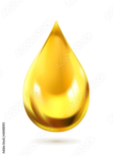 Oil drop, vector icon