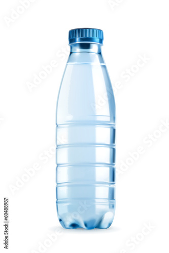 Water bottle vector object