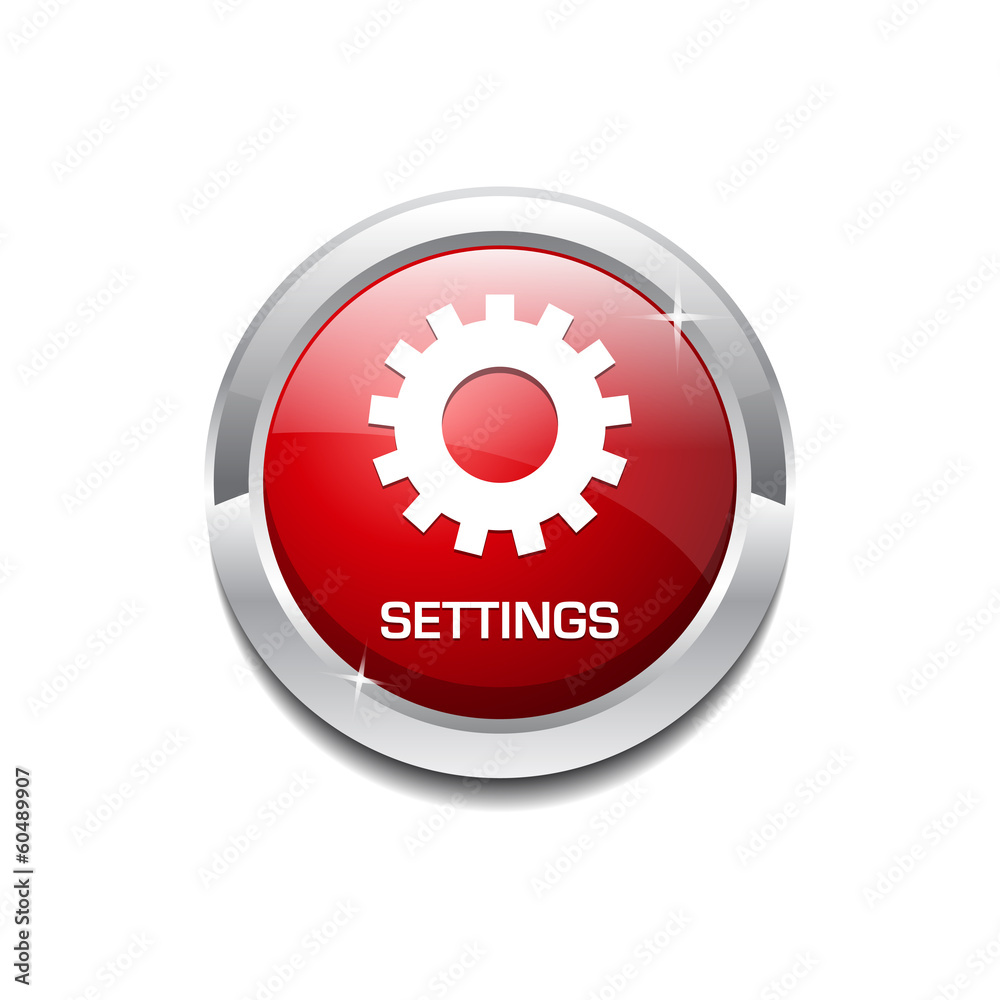Settings Gear Circular Rounded Vector Icon Button Settings Gear Circular Rounded Vector Icon Button