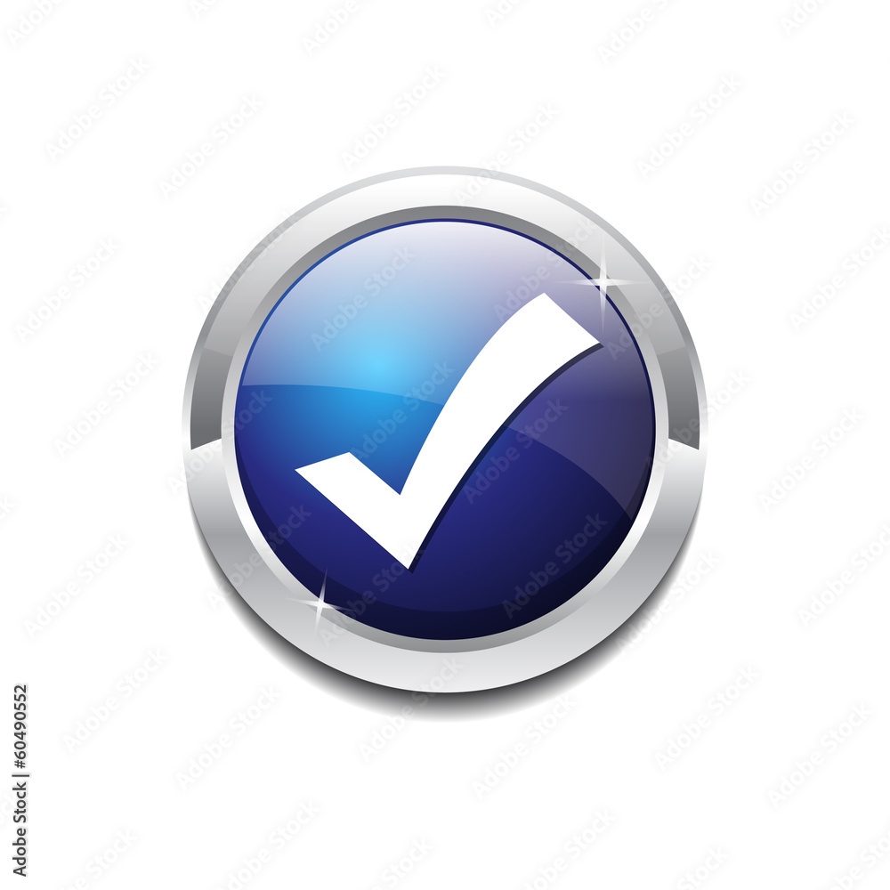 Tick Mark Circular Rounded Vector Icon Button Tick Mark Circular Rounded Vector Icon Button