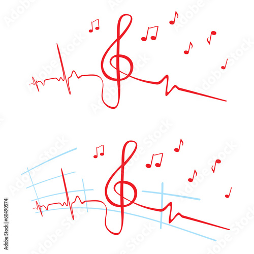 EKG of music
