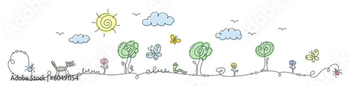 Cartoon landscape