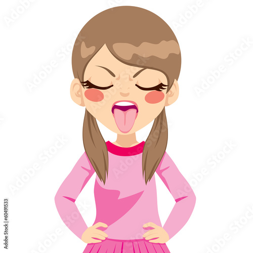 Girl Disgusted Expression