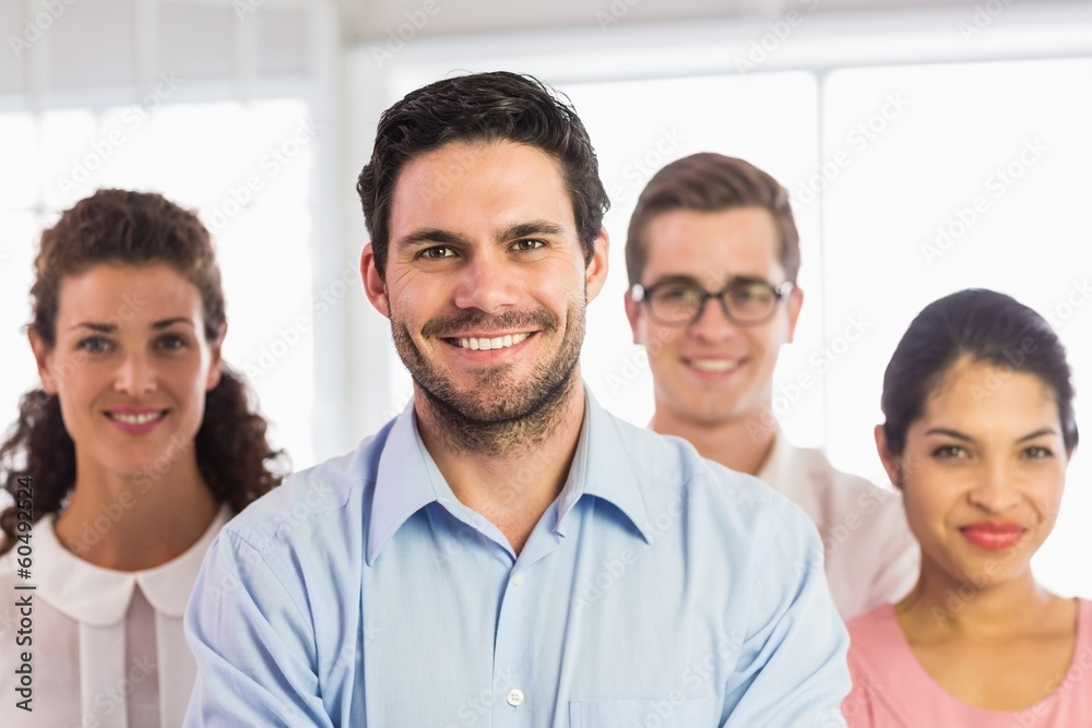 Confident business team Confident business team