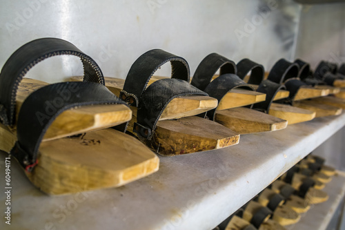 Photography sandals for hammam