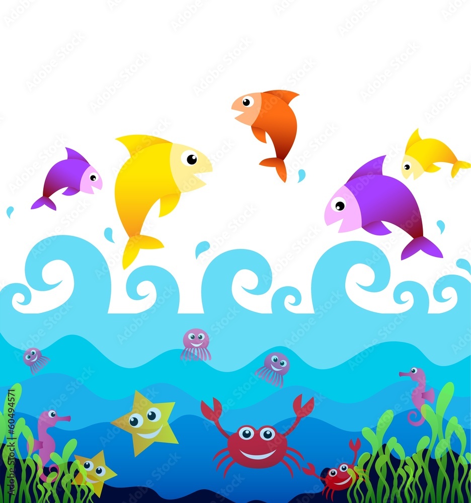 Under Water Vector Under Water Vector
