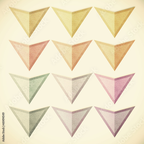 Paper texture ,Arrow tag recycled paper on vintage tone backgrou