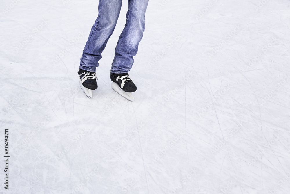 Skating on ice Skating on ice
