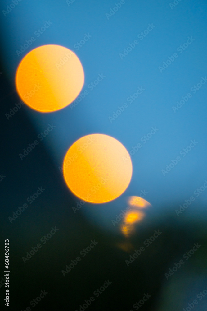Abstract colorful light bokeh for background