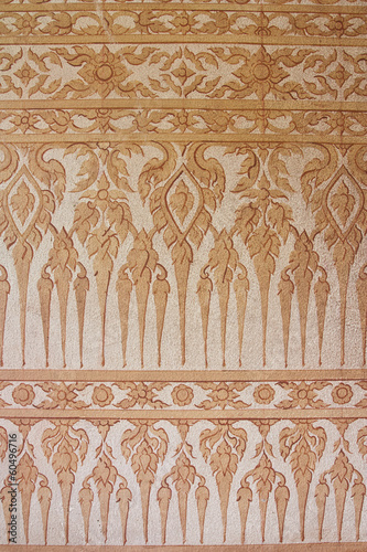 The murals of ancient Thailand.