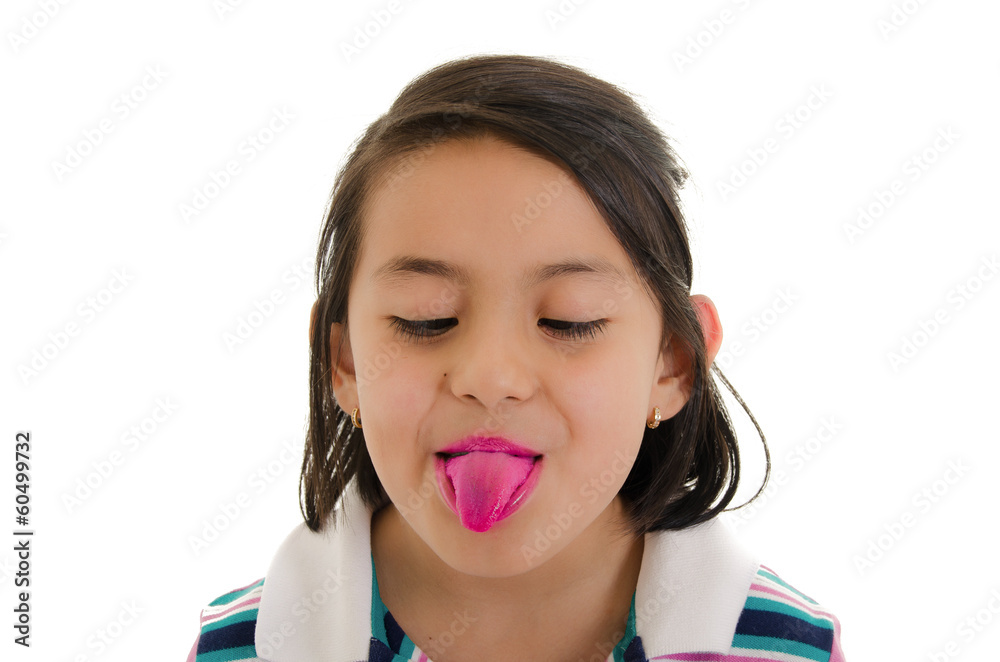girl lips with red tongue girl lips with red tongue