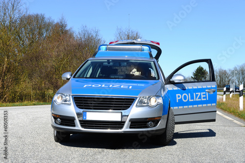 Streifenwagen der Polizei