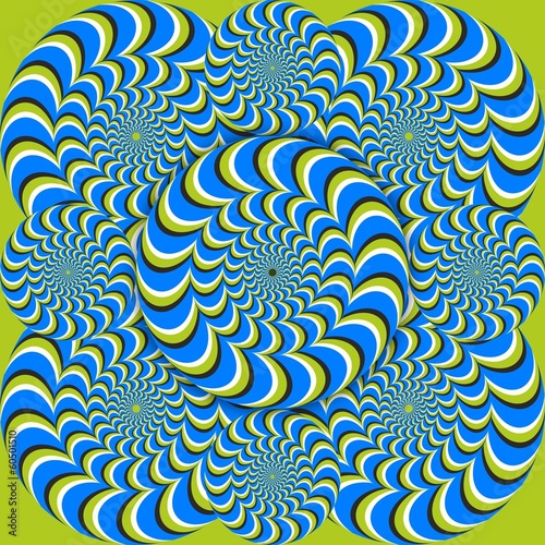 optical illusion wave circles