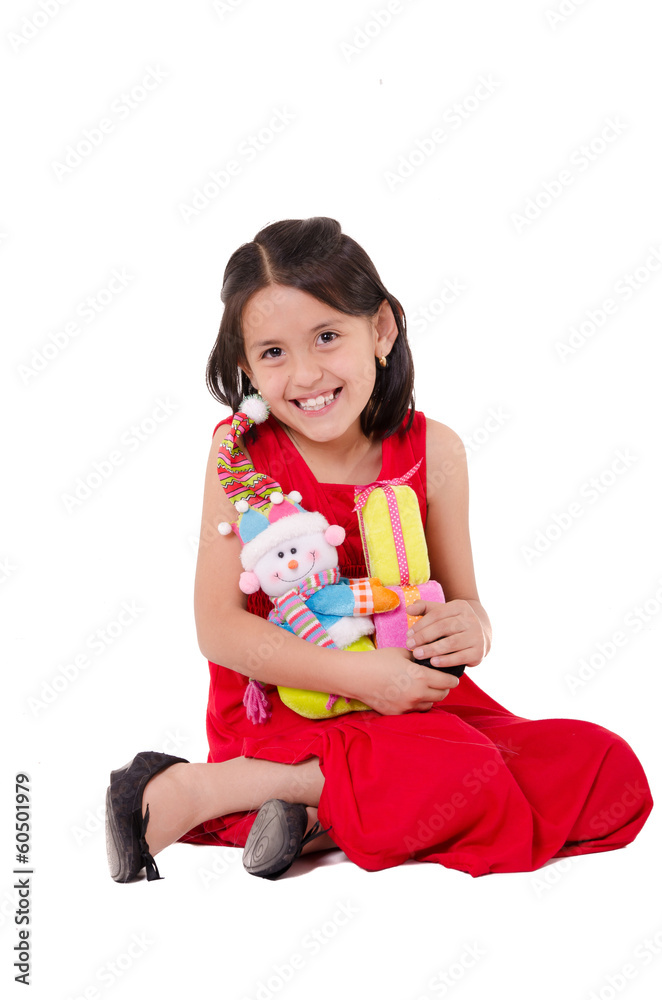 innocent little girl playing with a doll innocent little girl playing with a doll