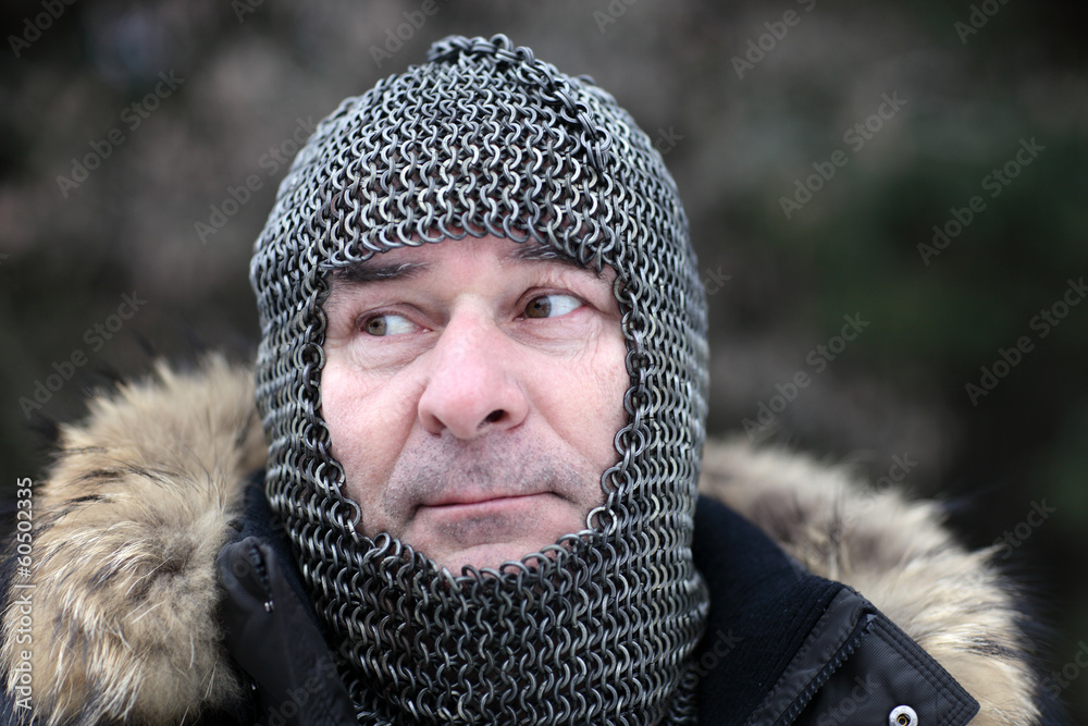 Man in helmet Man in helmet